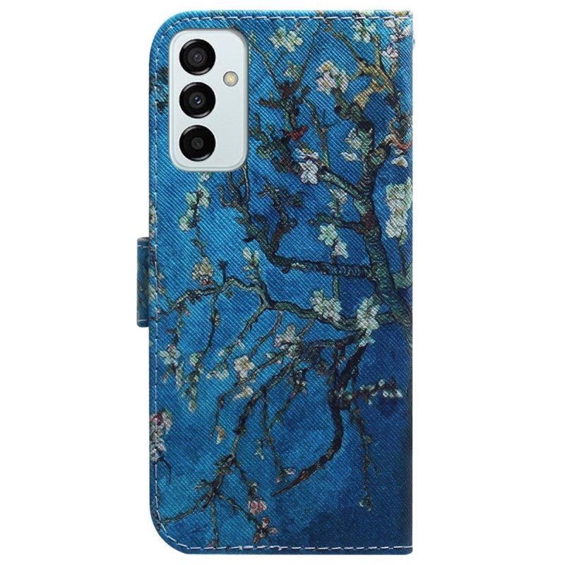 Flip Case Für Samsung Galaxy M13 Blühende Zweige