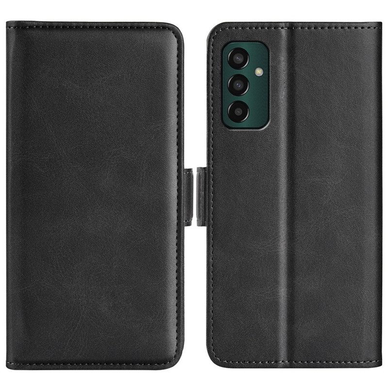 Flip Case Für Samsung Galaxy M13 Doppelter Verschluss