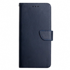 Flip Case Für Samsung Galaxy M13 Echtes Nappaleder