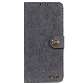 Flip Case Für Samsung Galaxy M13 Khazneh Spaltleder