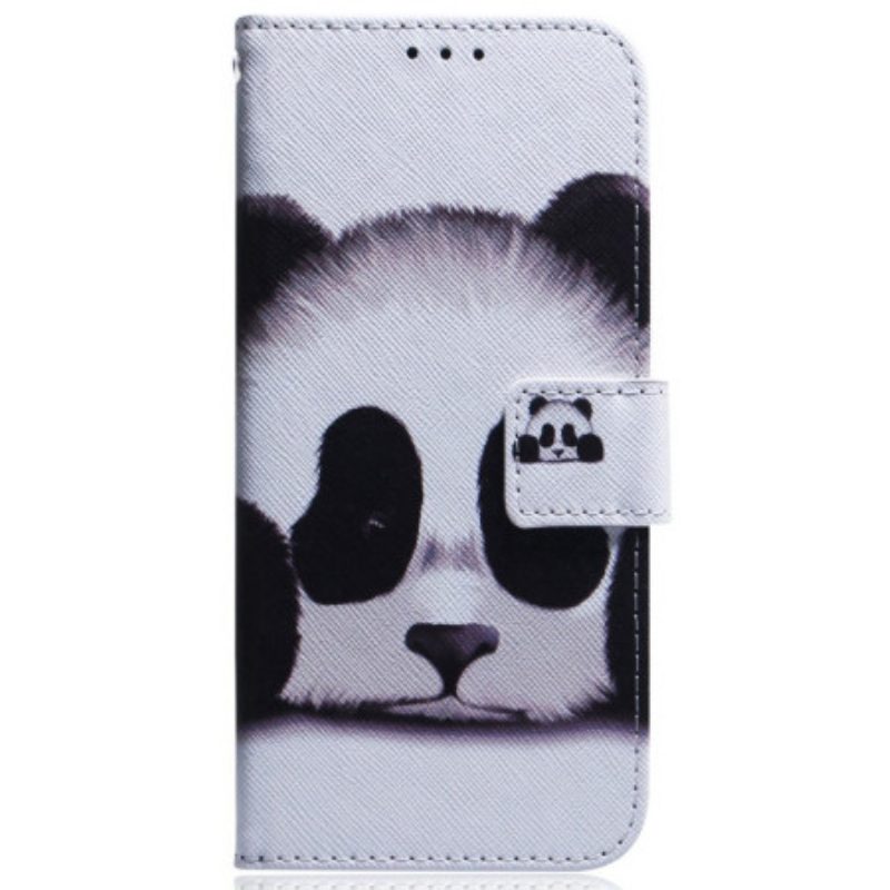 Flip Case Für Samsung Galaxy M13 Mit Kordel Riemchenpanda