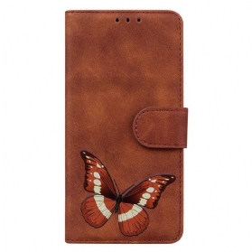 Flip Case Für Samsung Galaxy M13 Schmetterling