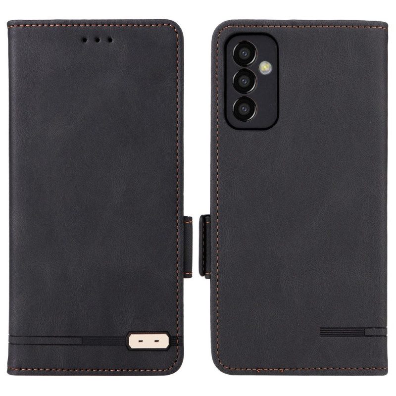 Flip Case Für Samsung Galaxy M13 Subtile Eleganz