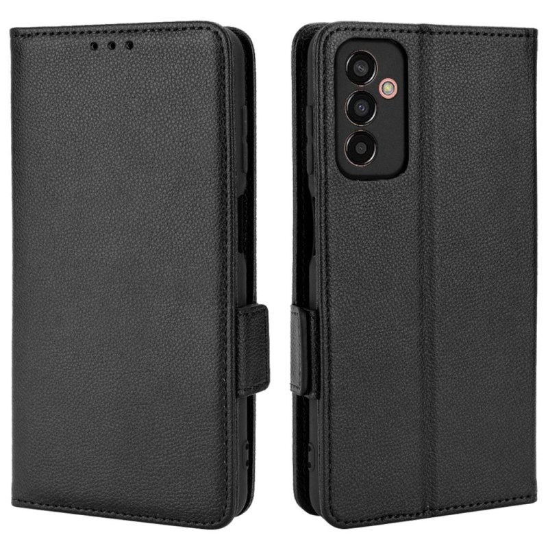 Flip Case Für Samsung Galaxy M13 Ultrafeines Lychee-kunstleder