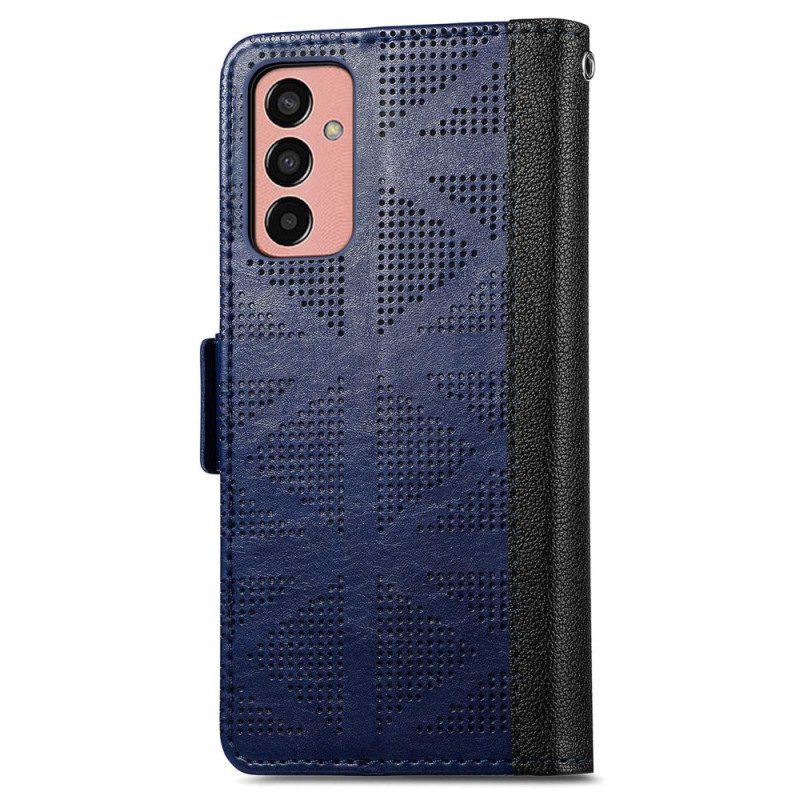 Lederhüllen Für Samsung Galaxy M13 Kreuzdesign