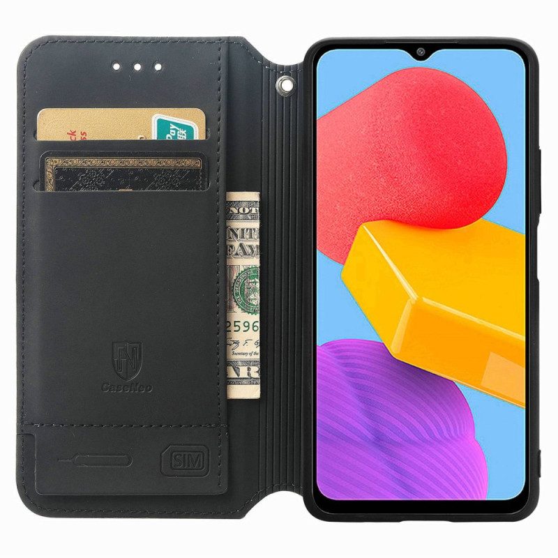 Schutzhülle Für Samsung Galaxy M13 Flip Case Caseneo Rfid-design