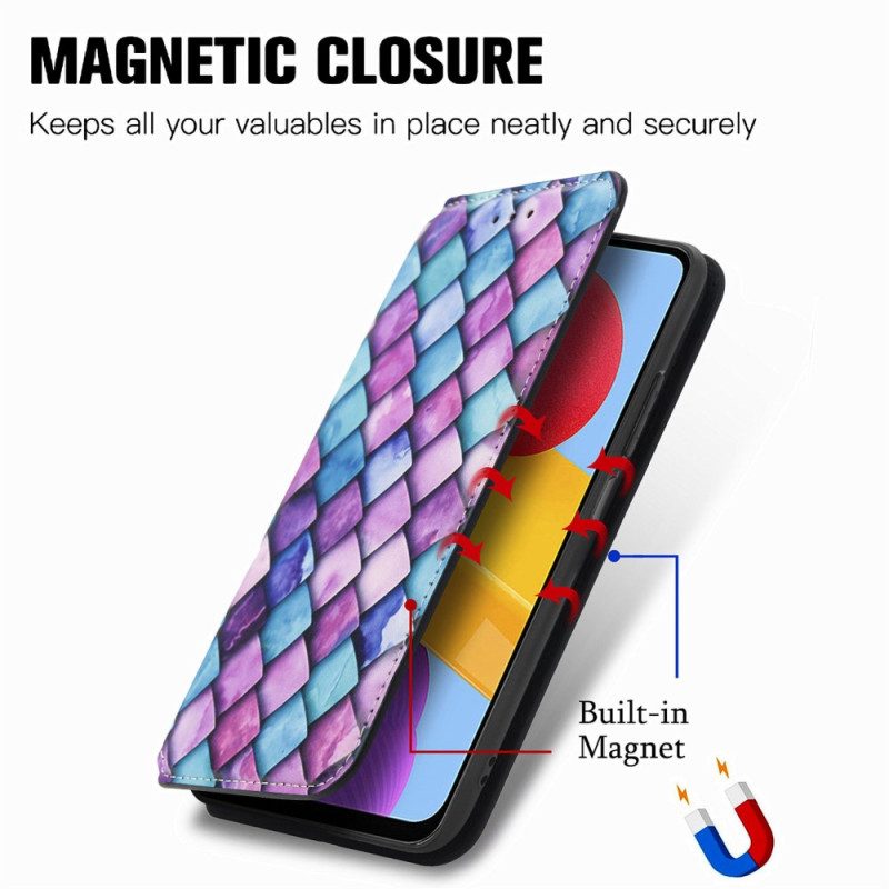 Schutzhülle Für Samsung Galaxy M13 Flip Case Caseneo Rfid-design