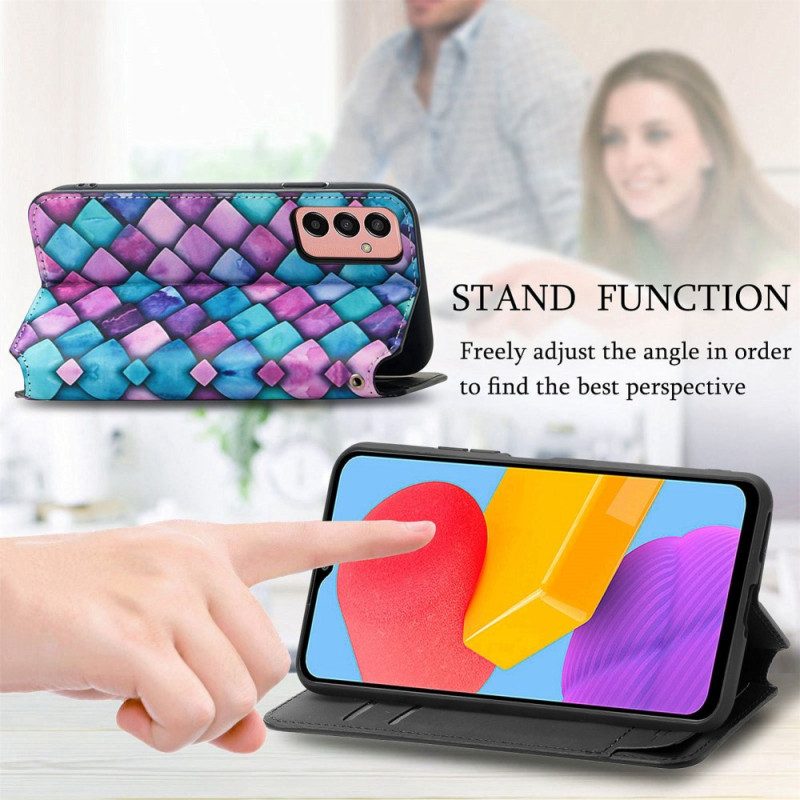 Schutzhülle Für Samsung Galaxy M13 Flip Case Caseneo Rfid-design