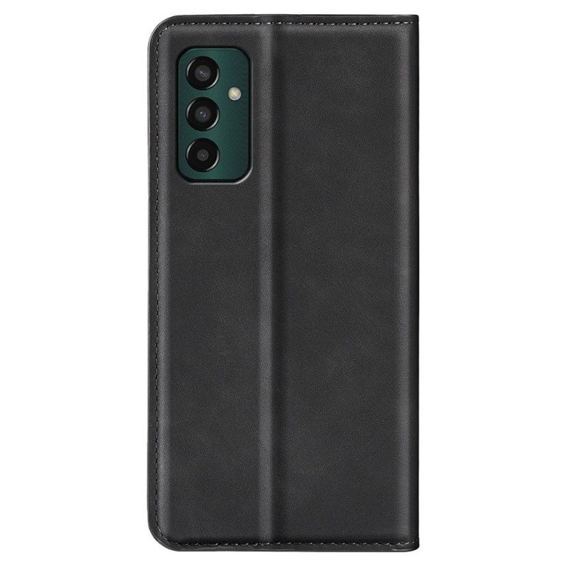 Schutzhülle Für Samsung Galaxy M13 Flip Case Ledereffekt