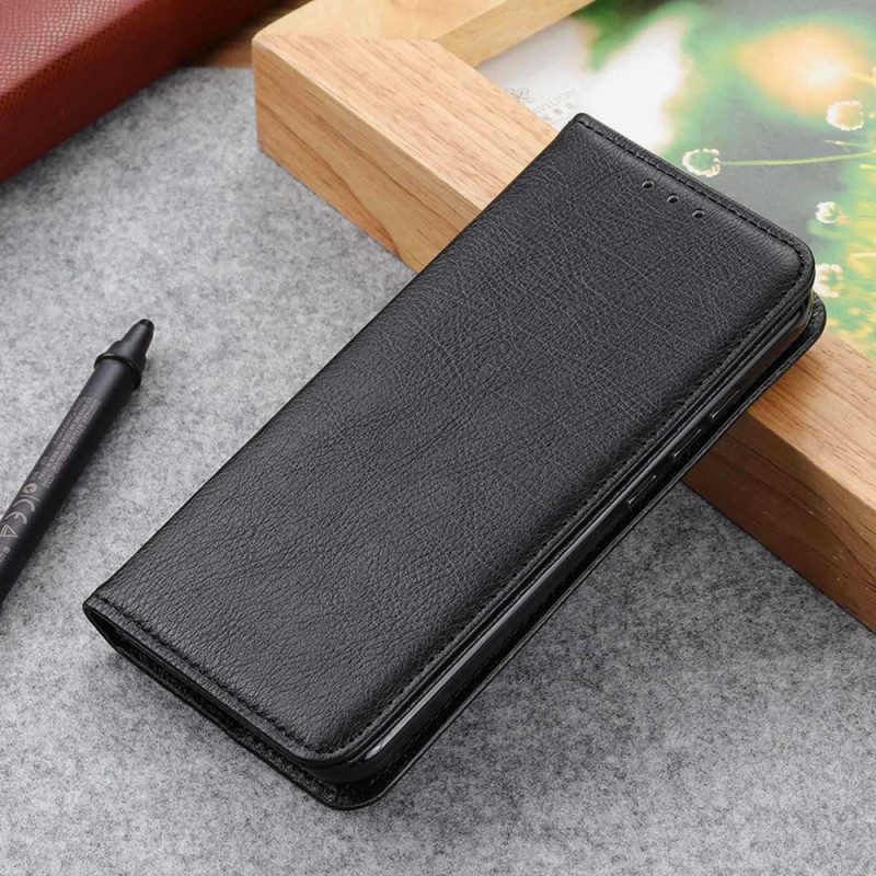 Schutzhülle Für Samsung Galaxy M13 Flip Case Litschi-spaltleder