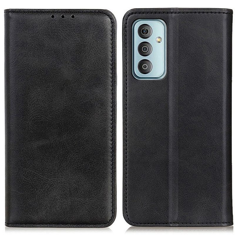 Schutzhülle Für Samsung Galaxy M13 Flip Case Spaltleder