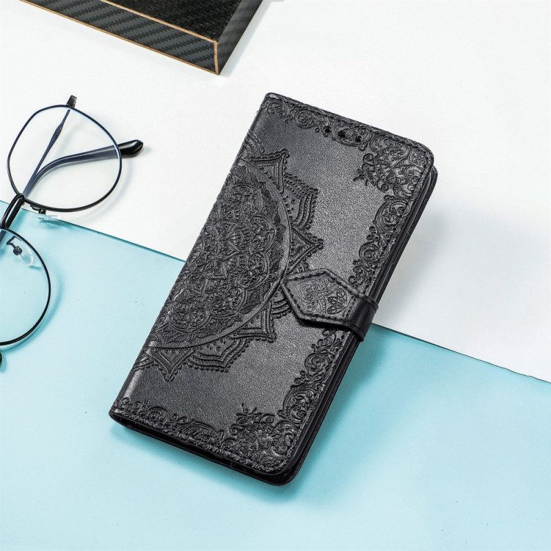 Flip Case Für Samsung Galaxy A54 5G Barock-mandala