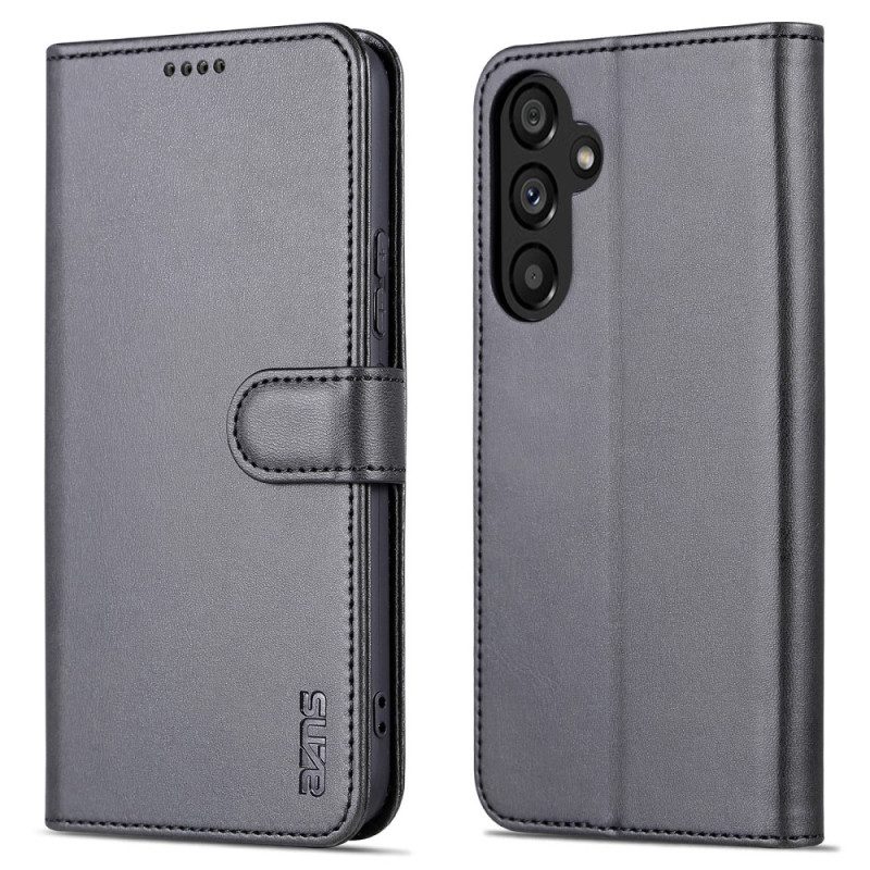 Flip Case Für Samsung Galaxy A54 5G Kunstleder Azns