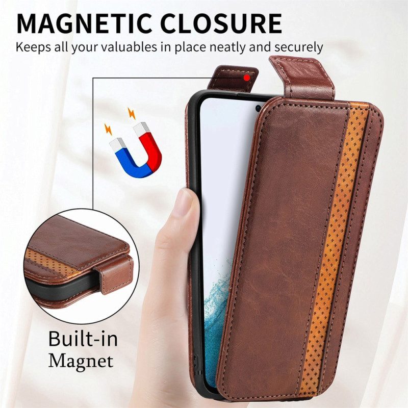 Flip Case Für Samsung Galaxy A54 5G Vertikales Caseneo