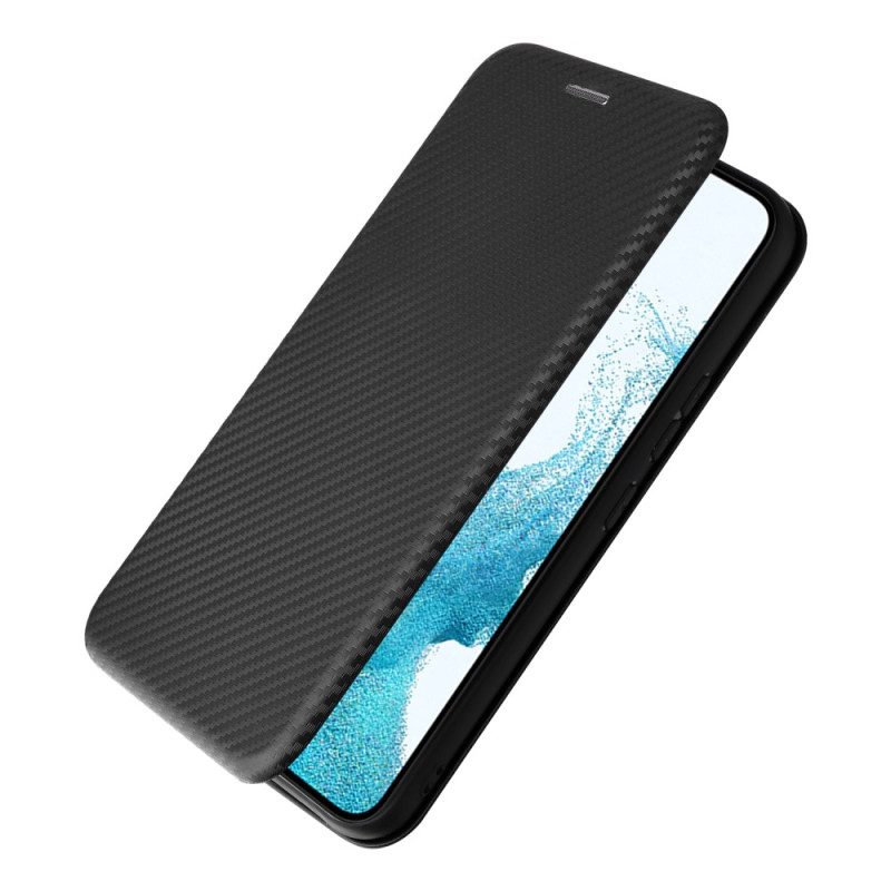 Schutzhülle Für Samsung Galaxy A54 5G Flip Case Farbige Kohlefaser