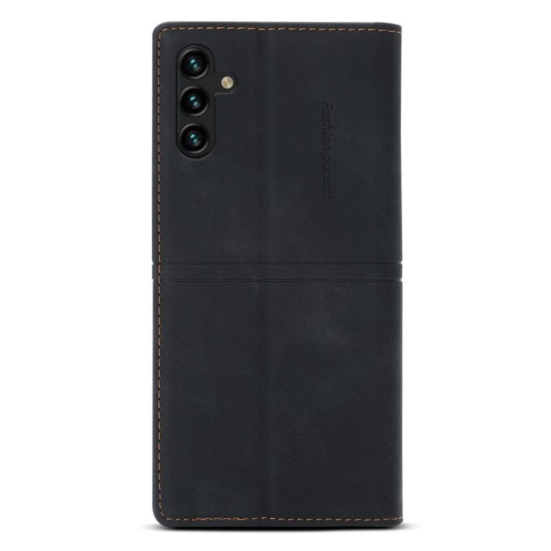 Schutzhülle Für Samsung Galaxy A54 5G Flip Case Stil Leder Couture