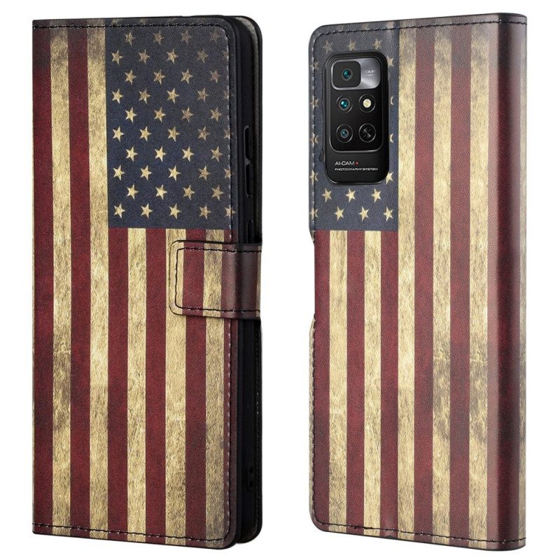 Flip Case Für Xiaomi Redmi Note 11 / 11S Amerikanische Flagge