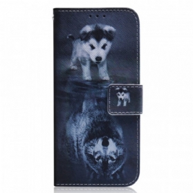 Flip Case Für Xiaomi Redmi Note 11 / 11S Ernesto Der Wolf