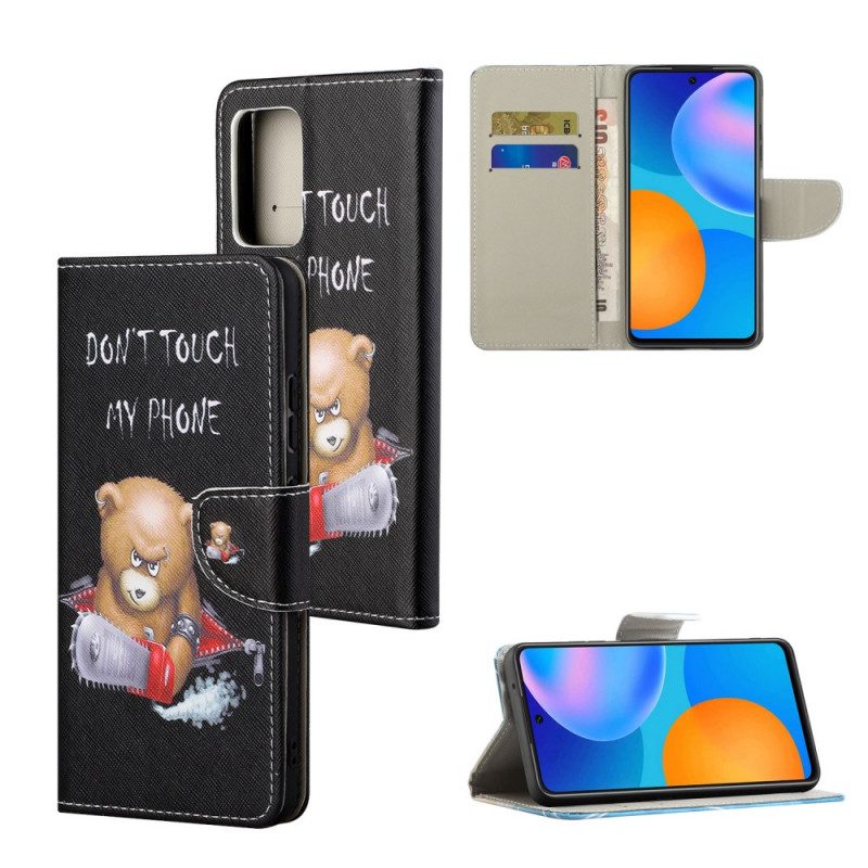 Flip Case Für Xiaomi Redmi Note 11 / 11S Gefährlicher Bär