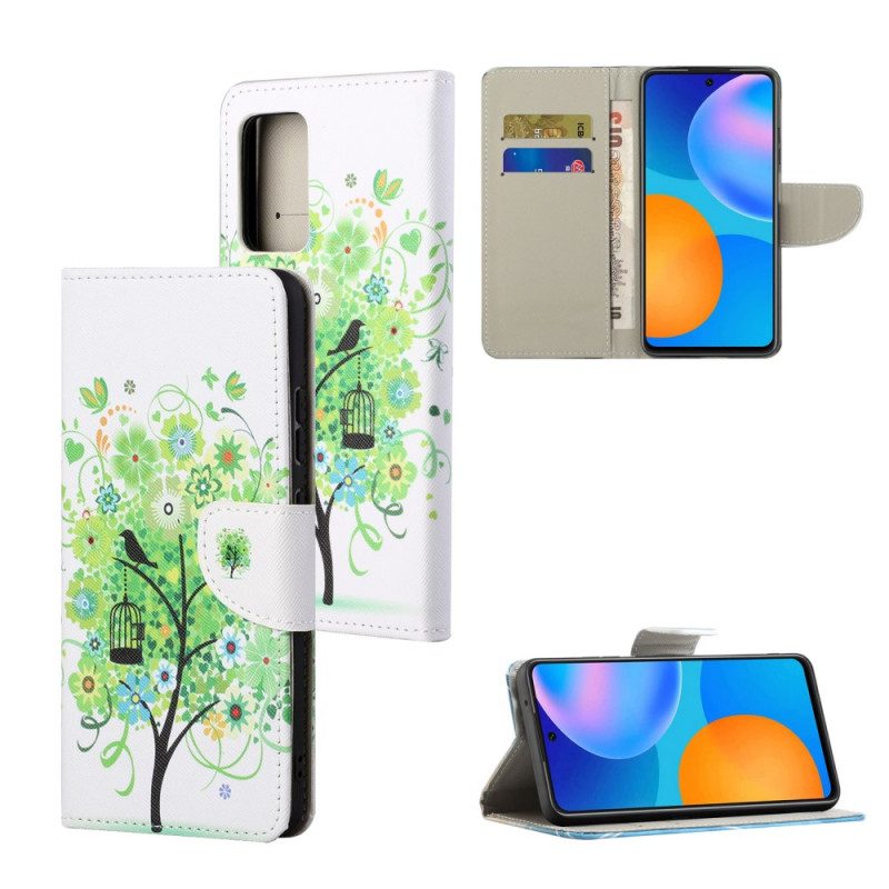 Flip Case Für Xiaomi Redmi Note 11 / 11S Grüner Baum