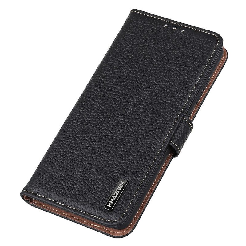 Flip Case Für Xiaomi Redmi Note 11 / 11S Khazneh Litschi-leder