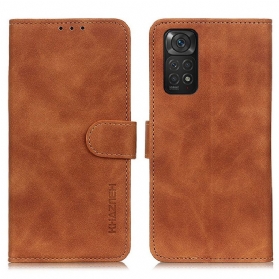 Flip Case Für Xiaomi Redmi Note 11 / 11S Khazneh Vintage-ledereffekt