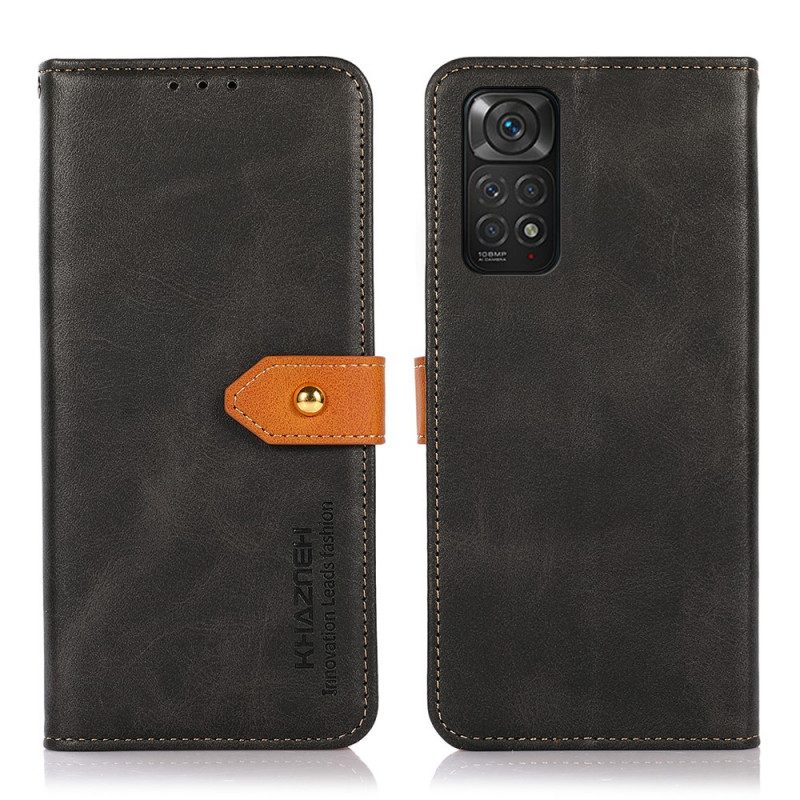 Flip Case Für Xiaomi Redmi Note 11 / 11S Mit Khazneh-riemen