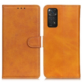 Flip Case Für Xiaomi Redmi Note 11 / 11S Retro-mattledereffekt