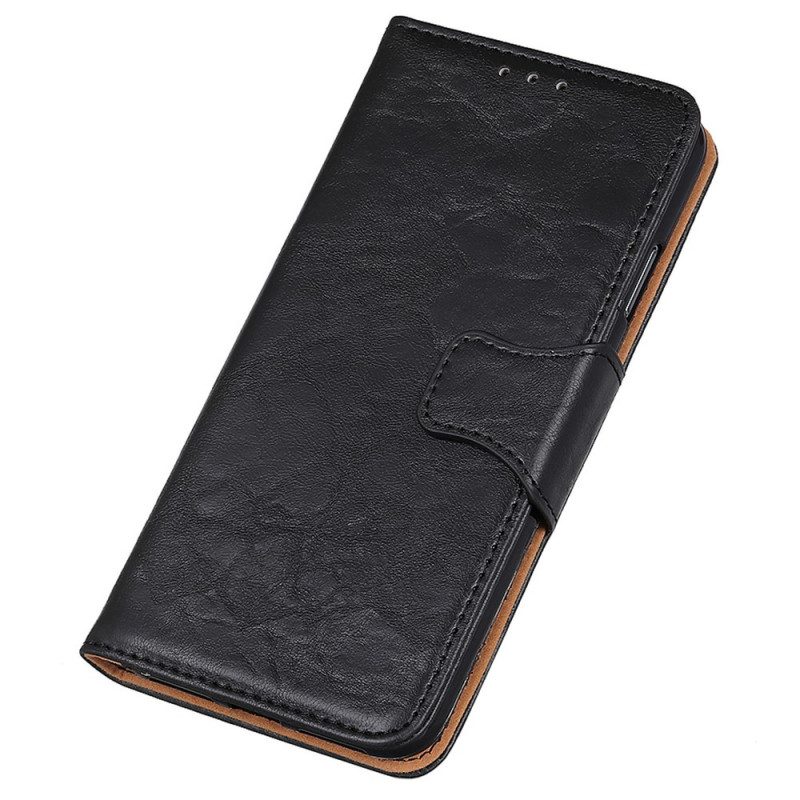 Flip Case Für Xiaomi Redmi Note 11 / 11S Flip Case Texturierte Magnetische Klappe