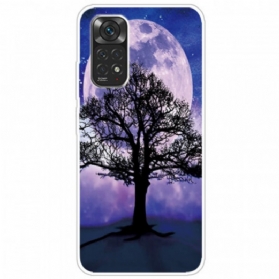 Handyhülle Für Xiaomi Redmi Note 11 / 11S Baum Und Mond