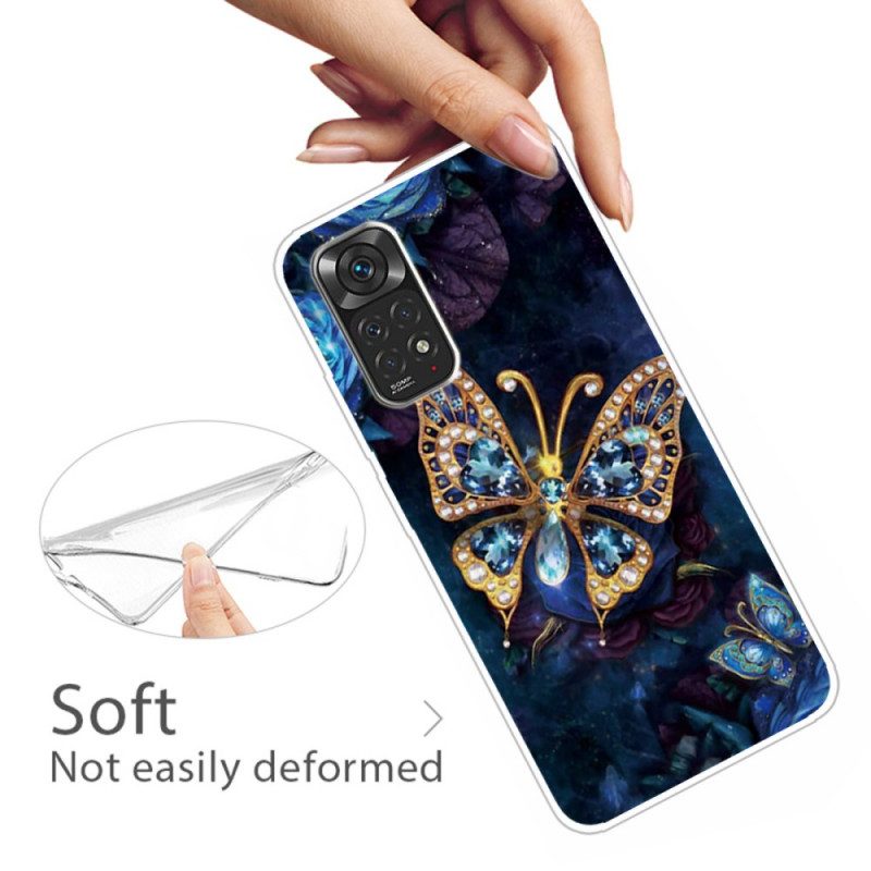 Handyhülle Für Xiaomi Redmi Note 11 / 11S Goldener Schmetterling