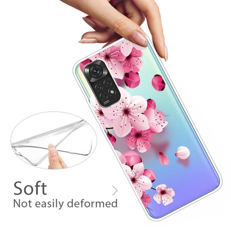 Handyhülle Für Xiaomi Redmi Note 11 / 11S Kleine Rosa Blumen