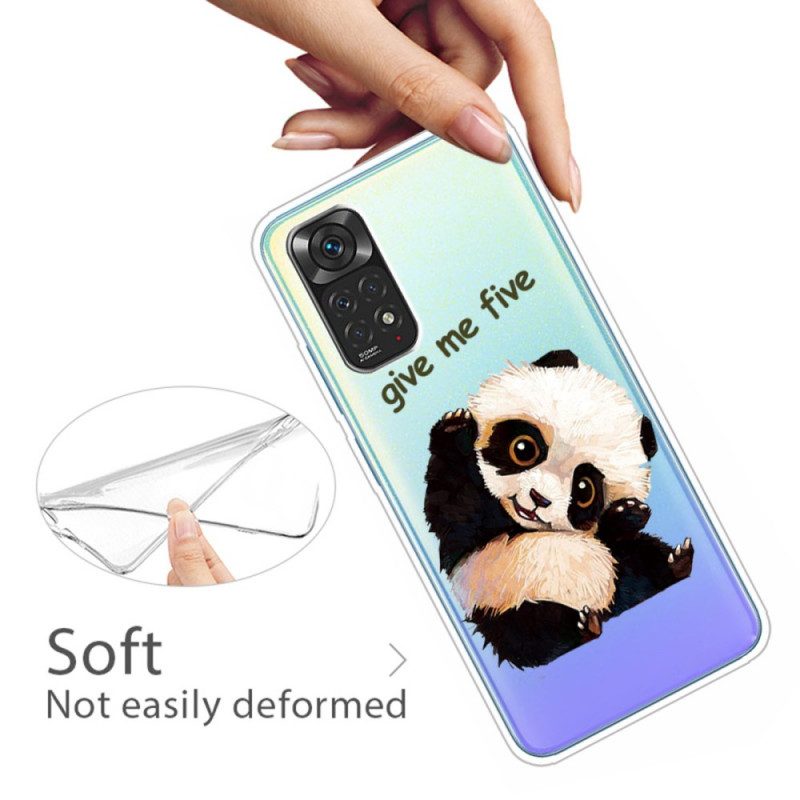 Handyhülle Für Xiaomi Redmi Note 11 / 11S Nahtloser Panda. Gib Mir Fünf