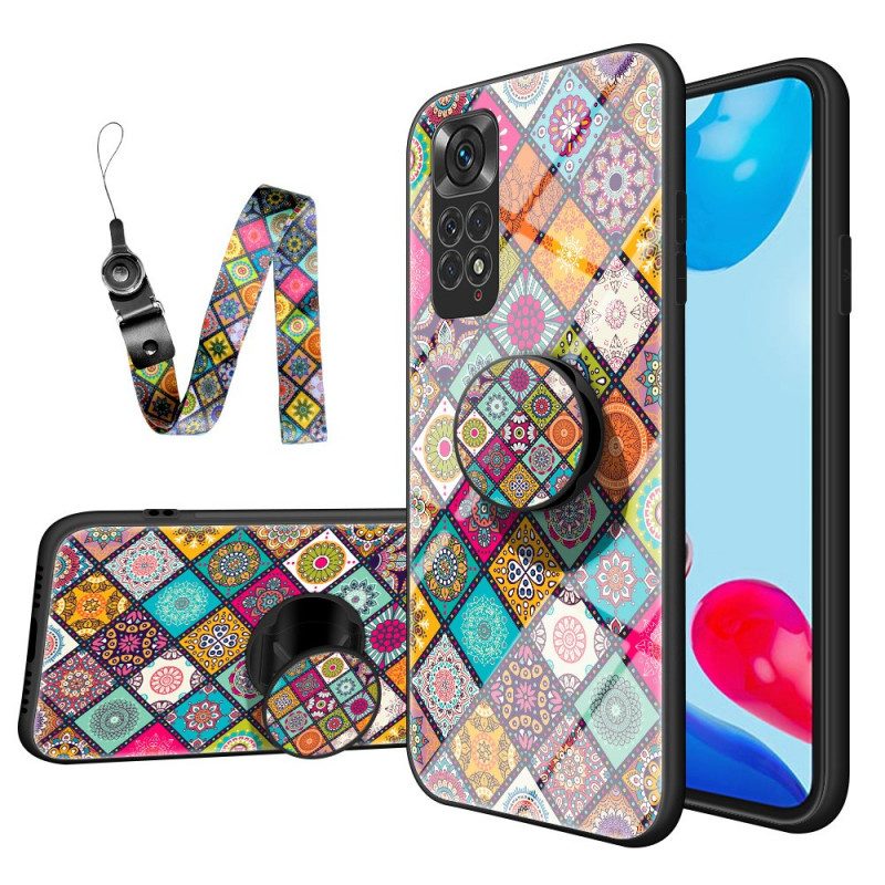 Handyhülle Für Xiaomi Redmi Note 11 / 11S Patchwork-magnethalter