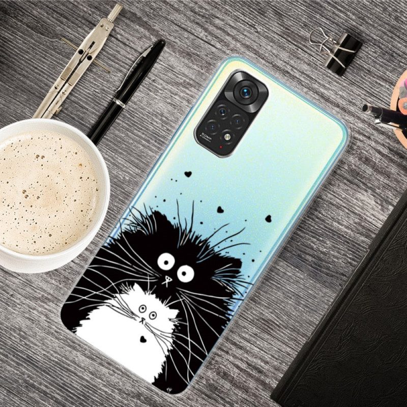 Handyhülle Für Xiaomi Redmi Note 11 / 11S Schauen Sie Sich Die Katzen An