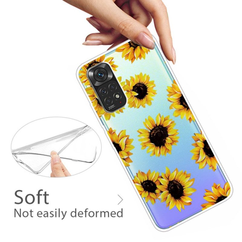 Handyhülle Für Xiaomi Redmi Note 11 / 11S Sonnenblumen