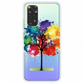 Hülle Für Xiaomi Redmi Note 11 / 11S Nahtloser Aquarellbaum