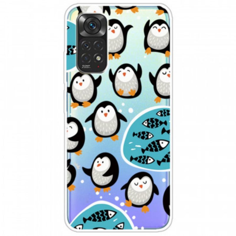 Hülle Für Xiaomi Redmi Note 11 / 11S Pinguine Und Fische