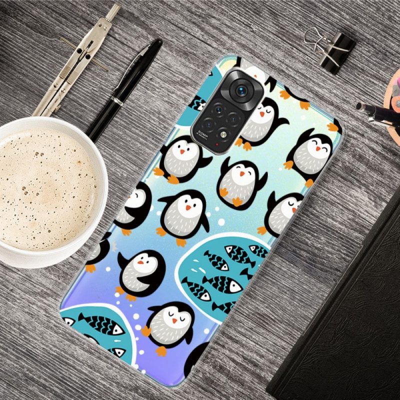 Hülle Für Xiaomi Redmi Note 11 / 11S Pinguine Und Fische