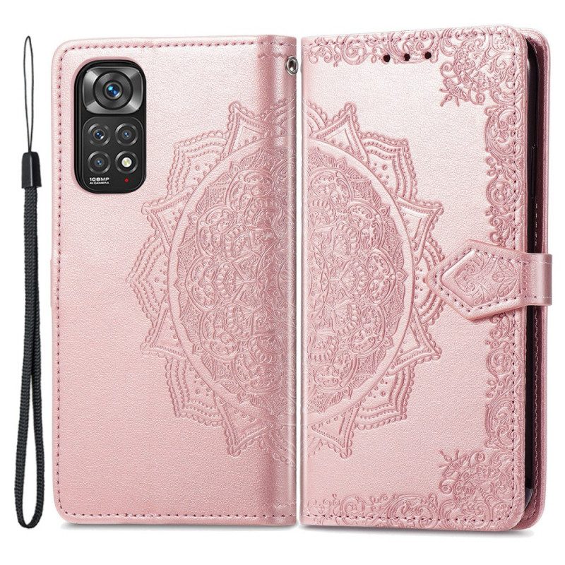 Lederhüllen Für Xiaomi Redmi Note 11 / 11S Mandala-mittelalter