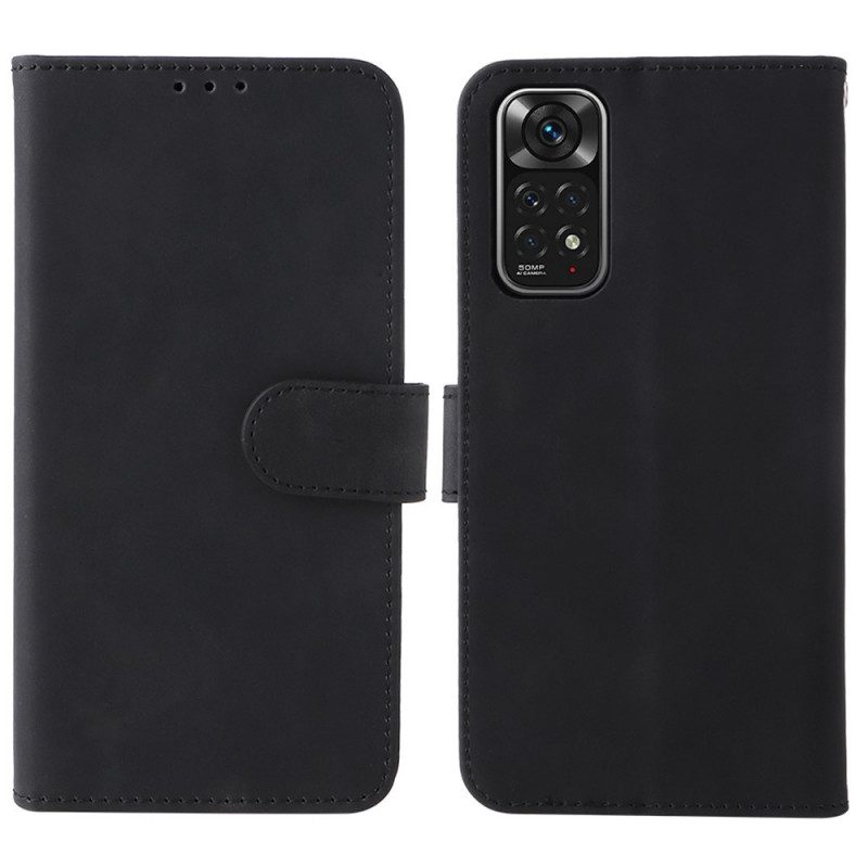 Lederhüllen Für Xiaomi Redmi Note 11 / 11S Skin-touch Mit Lanyard