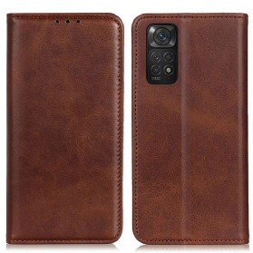 Schutzhülle Für Xiaomi Redmi Note 11 / 11S Flip Case Elegantes Spaltleder