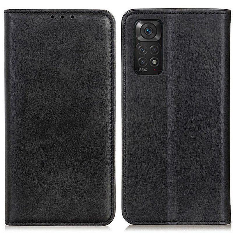 Schutzhülle Für Xiaomi Redmi Note 11 / 11S Flip Case Elegantes Spaltleder