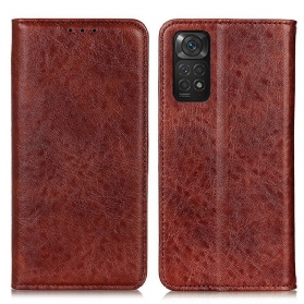 Schutzhülle Für Xiaomi Redmi Note 11 / 11S Flip Case Lederstruktur