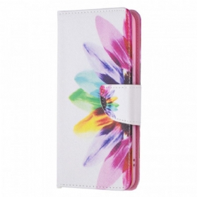 Flip Case Für Samsung Galaxy S22 Plus 5G Aquarellblume