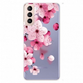 Handyhülle Für Samsung Galaxy S22 Plus 5G Kleine Rosa Blumen