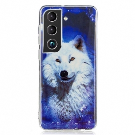 Hülle Für Samsung Galaxy S22 Plus 5G Fluoreszierender Wolf