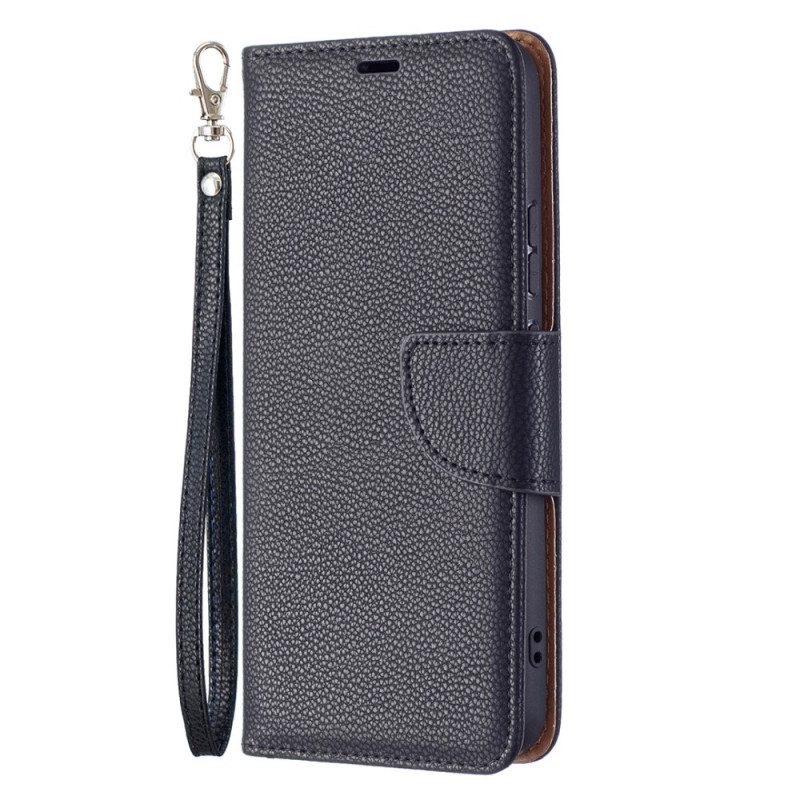 Lederhüllen Für Samsung Galaxy S22 Plus 5G Flip Case Lychee Rabat Oblique