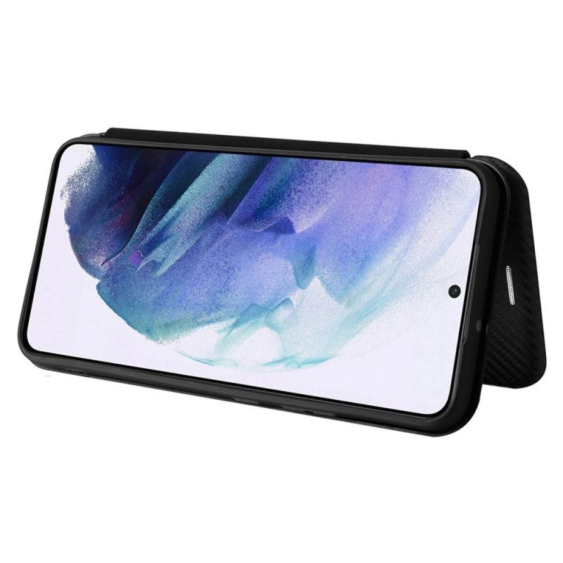 Schutzhülle Für Samsung Galaxy S22 Plus 5G Flip Case Kohlefaser