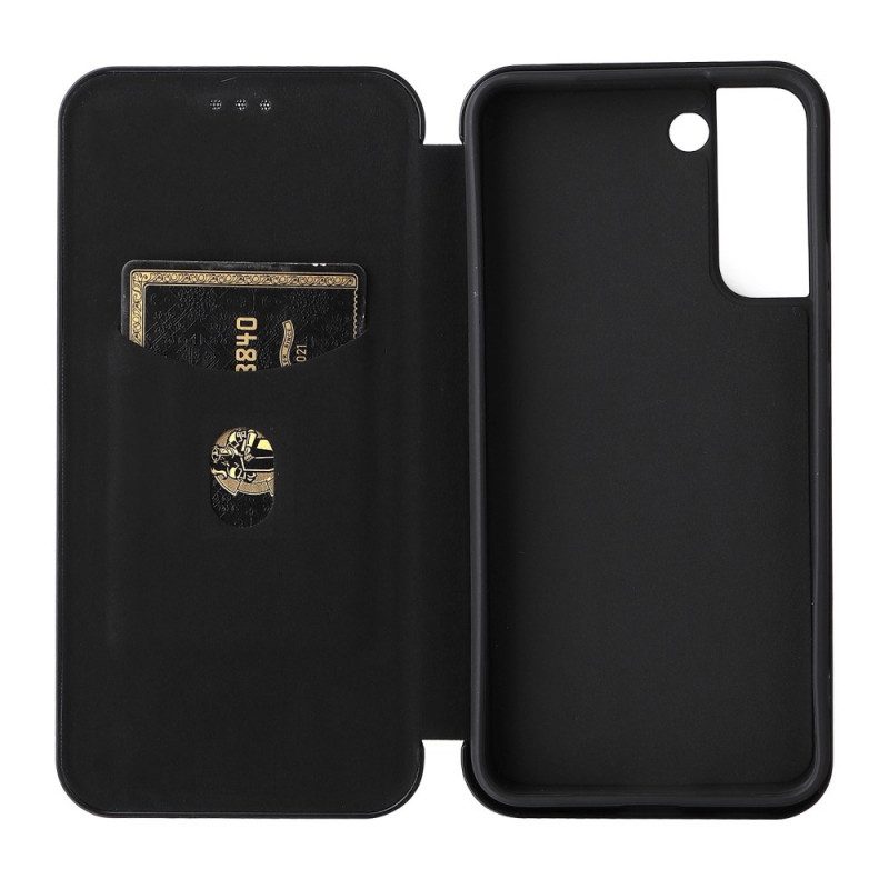 Schutzhülle Für Samsung Galaxy S22 Plus 5G Flip Case Kohlefaser